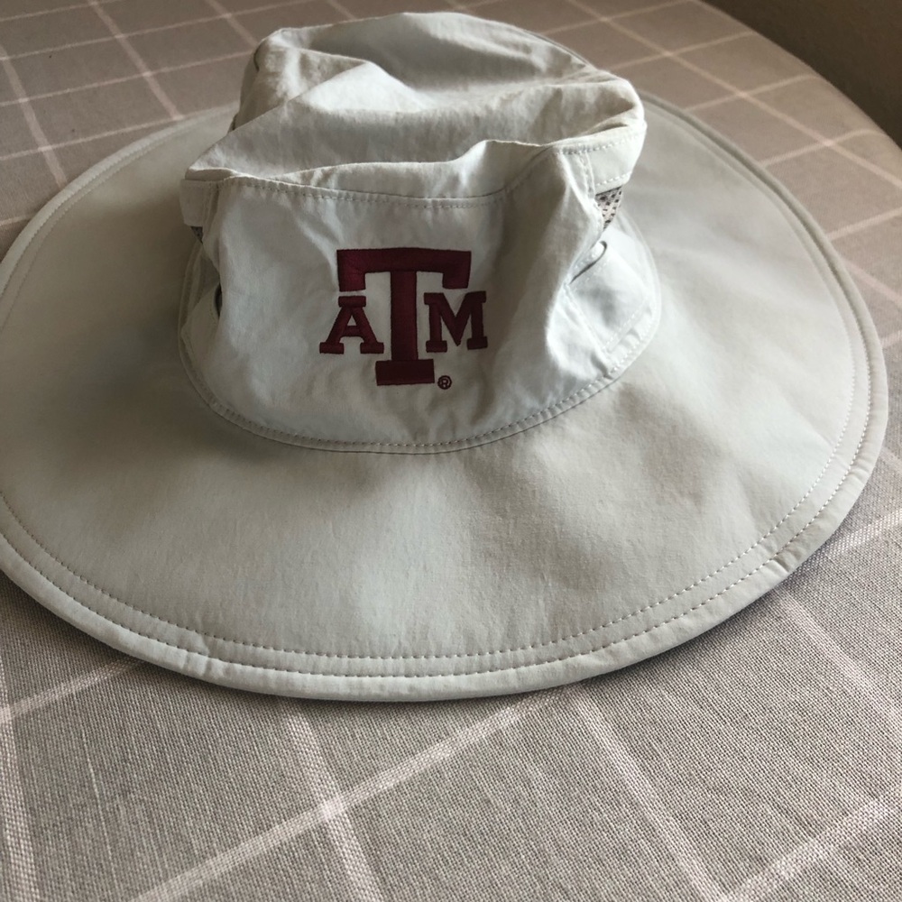 Columbia Gray Bora Bora Hat with Texas A&M Logo